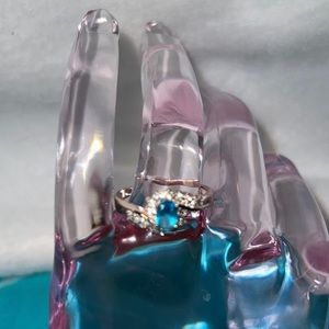 #418✅ Aquamarine gem ring